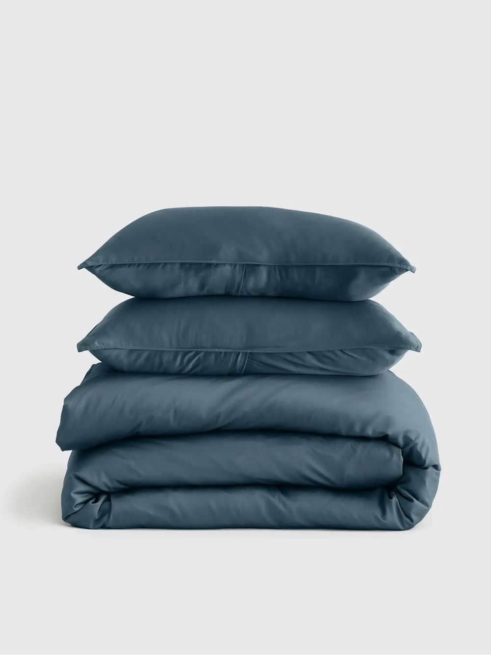 NEW Quince NIGHTFALL Queen Bamboo Duvet Cover Set $134 PRICED TO SELL